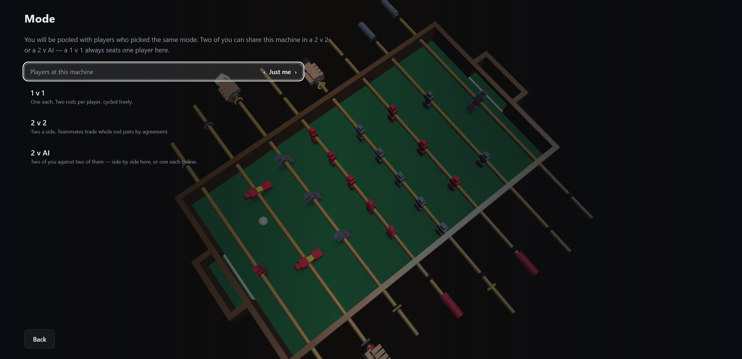 Modos online de Futboh